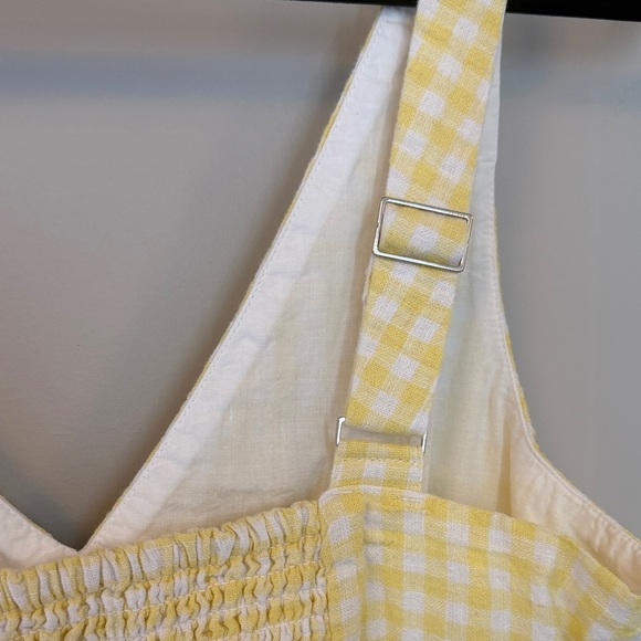 Abercrombie & Fitch Yellow Gingham Mini Dress - Picture 7 of 7
